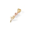 Thumbnail Image 1 of Rose Charm in 10K Two-Tone Gold