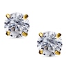 Thumbnail Image 0 of Child's 4mm Cubic Zirconia Stud Earrings in 14K Gold