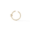 Thumbnail Image 3 of 14K Solid Gold CZ Solitaire Nose Ring - 20G 5/16"