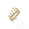 Thumbnail Image 1 of Cubic Zirconia Crown Ring in 10K Gold