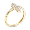 Thumbnail Image 1 of 1/20 CT. T.W. Diamond Ankh Ring in 10K Gold