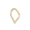 Thumbnail Image 0 of 14K Gold Pointed Clicker Hoop - 18G 3/8"