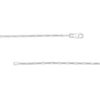 Thumbnail Image 1 of ​​​​​​​Made in Italy Diamond-Cut Figaro Chain Necklace in Solid Sterling Silver - 18"