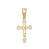 Thumbnail Image 0 of Small Flare Crucifix Necklace Charm in 10K Gold