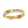 Thumbnail Image 2 of Engravable Wedding Band Ring in Sterling Silver with 14K Gold Plate