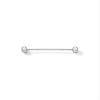 Thumbnail Image 0 of Stainless Steel CZ Industrial Barbell - 16G 1 3/8"