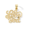 Thumbnail Image 0 of 10K Solid Gold I Love You Necklace Charm