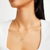 Thumbnail Image 1 of 10K Solid Gold I Love You Necklace Charm
