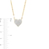 Thumbnail Image 1 of 10K Gold Diamond Heat Forzentina Chain Necklace