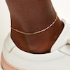 Thumbnail Image 1 of 10K Solid Gold Forzentina Chain Anklet - 9" + 1"