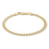 Thumbnail Image 0 of Child's 080 Gauge Hollow Cuban Curb Chain Bracelet in 10K Hollow Gold - 6"