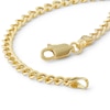 Thumbnail Image 1 of Child's 080 Gauge Hollow Cuban Curb Chain Bracelet in 10K Hollow Gold - 6"