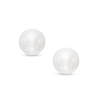 Thumbnail Image 0 of 6mm Cultured Freshwater Pearl Stud Earrings in 10K Gold