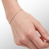 Thumbnail Image 2 of 2mm Cubic Zirconia Bolo Bracelet in 10K Gold - 9"