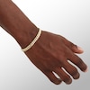 Thumbnail Image 3 of 10K Semi-Solid Gold Cuban Curb Chain Bracelet Made in Italy - 8.5"