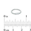 Thumbnail Image 1 of Solid Stainless Steel Barrel Hinged Captive Bead Hoop - 18G