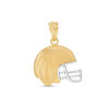 Thumbnail Image 0 of Child's Football and Helmet Necklace Charm in 10K Two-Tone Gold