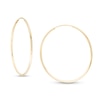 Thumbnail Image 0 of 14K Tube Hollow Gold Continuous Hoop Earrings