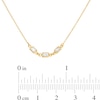 Thumbnail Image 1 of Made in Italy Rolo Chain Choker Necklace in 10K Solid Gold - 16"