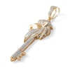 Thumbnail Image 1 of 1/2 CT. T.W. Diamond Lion Key Necklace Charm in 10K Gold