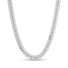 Thumbnail Image 0 of Made in Italy 120 Gauge Solid Curb Chain Necklace in Sterling Silver - 20"