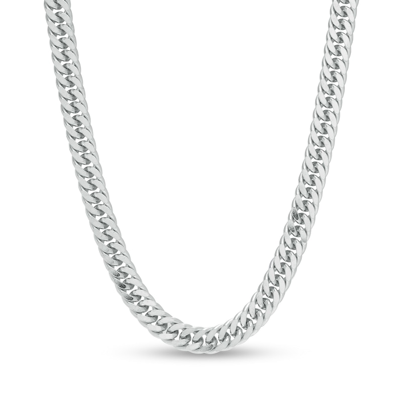 Made in Italy 120 Gauge Solid Curb Chain Necklace in Sterling Silver - 20"