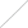 Thumbnail Image 0 of Diamond Accent Star Link Tennis Bracelet in Sterling Silver – 7.25"