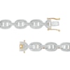 Thumbnail Image 1 of 1 CT. T.W. Diamond Mariner Link Chain Necklace in Sterling Silver with 14K Gold Plate – 22"