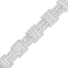 Thumbnail Image 0 of Cubic Zirconia Pavé Link Bracelet in Sterling Silver - 8.5"