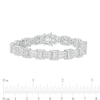 Thumbnail Image 2 of Cubic Zirconia Pavé Link Bracelet in Sterling Silver - 8.5"