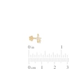 Thumbnail Image 1 of 14K Gold CZ Northstar Stud - 18G 5/16"