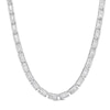 Thumbnail Image 0 of Cubic Zirconia Baguette Necklace in Solid Sterling Silver - 20"