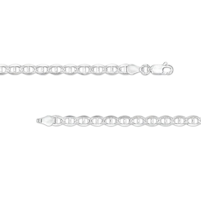 Made in Italy Diamond-Cut Mariner Chain Necklace in Solid Sterling Silver - 18"