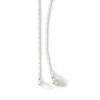 Thumbnail Image 2 of 10K Solid Gold Two-Toned Herringbone Chain Made in Italy - 18"