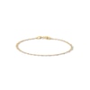 Thumbnail Image 0 of Child's 10K Solid Gold Valentino Tri-Tone Chain Made in Italy