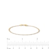 Thumbnail Image 2 of Child's 10K Solid Gold Valentino Tri-Tone Chain Made in Italy