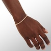 Thumbnail Image 2 of 14K Hollow Gold Rope Chain Bracelet - 7"