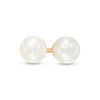 Thumbnail Image 0 of Child's 4mm Cultured Freshwater Pearl Stud Earrings in 14K Gold