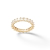 Thumbnail Image 0 of 3mm Princess-Cut Cubic Zirconia Eternity Band in 10K Gold