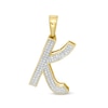 Thumbnail Image 0 of 1/6 CT. T.W. Diamond "K" Initial Necklace Charm in 10K Gold