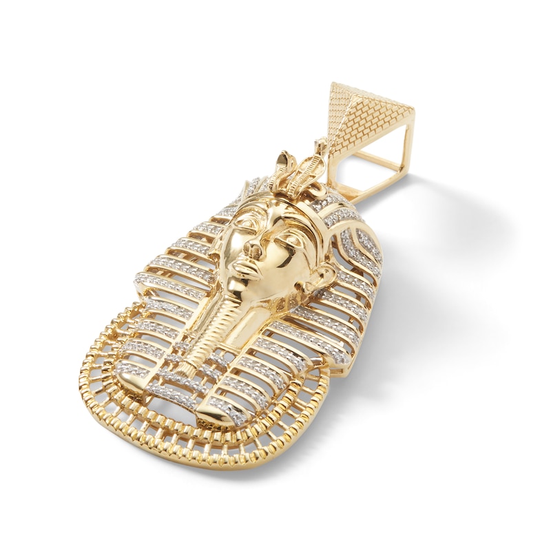 1/2 CT. T.W. Diamond Pharaoh Charm in 10K Gold