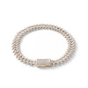 Thumbnail Image 0 of 1 CT. T.W. Composite Diamond Spiked Line Bracelet in Sterling Silver with 14K Gold Plate – 8.5"