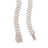 Thumbnail Image 2 of 1 CT. T.W. Composite Diamond Spiked Line Bracelet in Sterling Silver with 14K Gold Plate – 8.5"