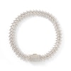 Thumbnail Image 5 of 1 CT. T.W. Composite Diamond Spiked Line Bracelet in Sterling Silver with 14K Gold Plate – 8.5"