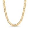 Thumbnail Image 0 of 7.4mm Miami Cuban Chain Necklace in 10K Semi-Solid Gold - 22"