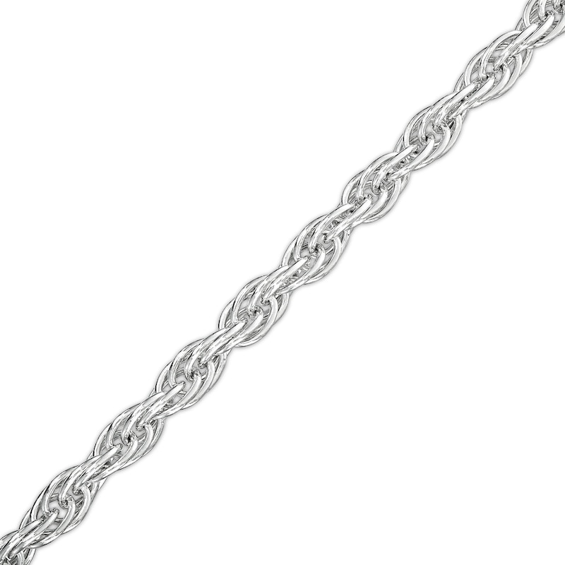 Made in Italy 4.7mm Loose Rope Chain Bracelet in Solid Sterling Silver - 8"