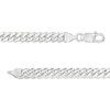 Thumbnail Image 1 of Made in Italy 7.2mm Cuban Chain ID Bracelet in Solid Sterling Silver - 9"