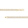 Thumbnail Image 1 of ​​​​​​​Made in Italy Diamond-Cut Cuban Chain Necklace in 10K Hollow Gold- 16"