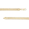 Thumbnail Image 1 of 6.8mm Miami Curb Chain Necklace in 10K Semi-Solid Gold - 18"