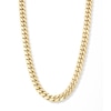 Thumbnail Image 0 of 10K Solid Gold Cuban Chain Made in Italy